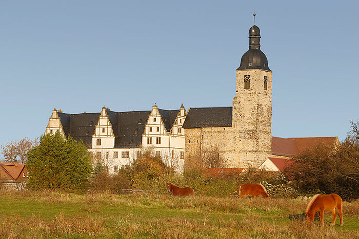 Vue extérieure du château de Leitzkau