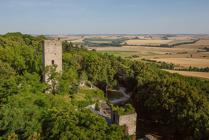 Eckartsburg Castle, view from north-west, photograph: Christoph Jann, © Kulturstiftung Sachsen-Anhalt