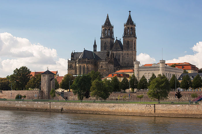 Cathédrale des saints Catherine et Maurice, vue de l’est, photo: C. Jann, © Kulturstiftung Sachsen-Anhalt