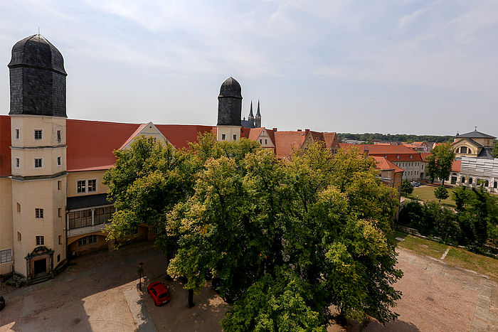 Schloss Köthen, Schlosshof, Schloss Köthen, Schlosshof, Foto: Christoph Jann, © Kulturstiftung Sachsen-Anhalt Schloss Köthen, Schlosshof