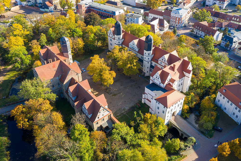 Im Herzen der Stadt Köthen befindet sich auf einem rund fünf Hektar großen Areal Schloss Köthen.