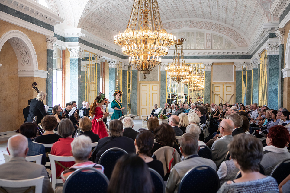 Spiegelsaal im Schloss Köthen